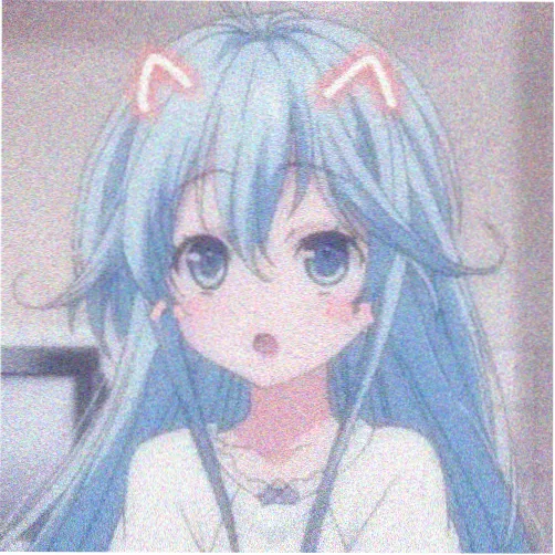 听众头像：手持调音旋钮的插画人物