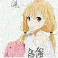 听众头像：举着字幕板的插画人物